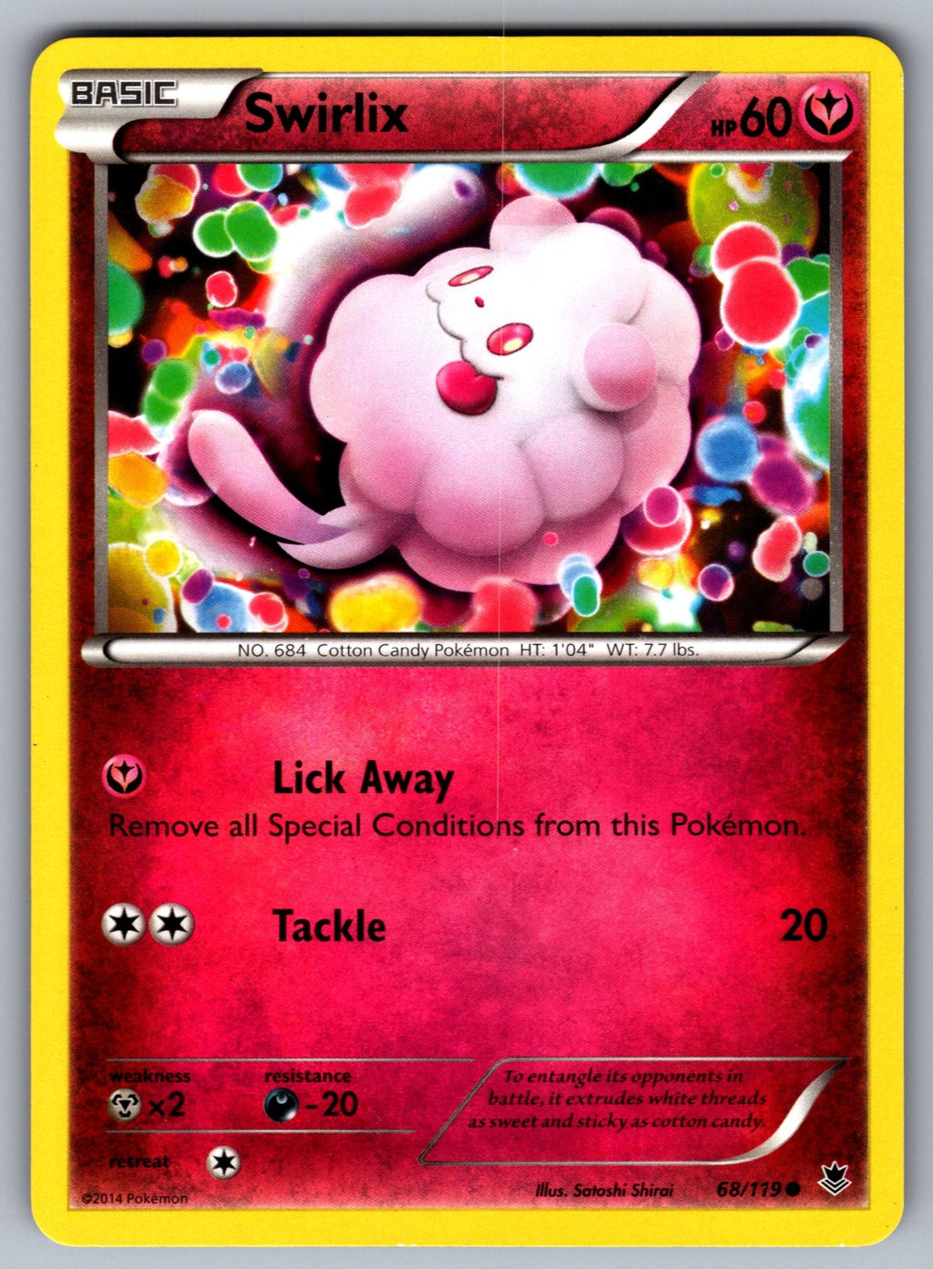Swirlix Common XY - Phantom Forces 68/119 LP 2014