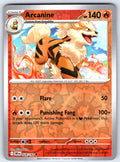 Arcanine Reverse Holo Uncommon SV10: Destined Rivals 028/182 NM 2025