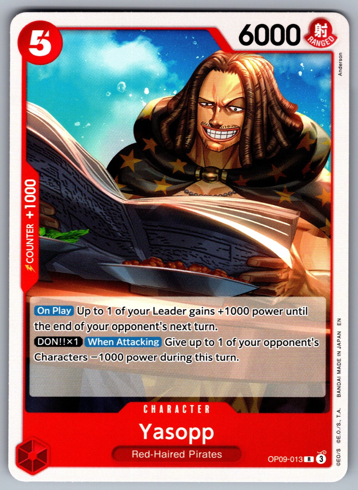 Yasopp Foil R Emperors in the New World OP09-013 NM 2024
