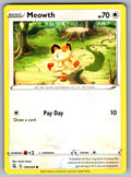 Meowth Common SWSH08: Fusion Strike 199/264 NM 2021
