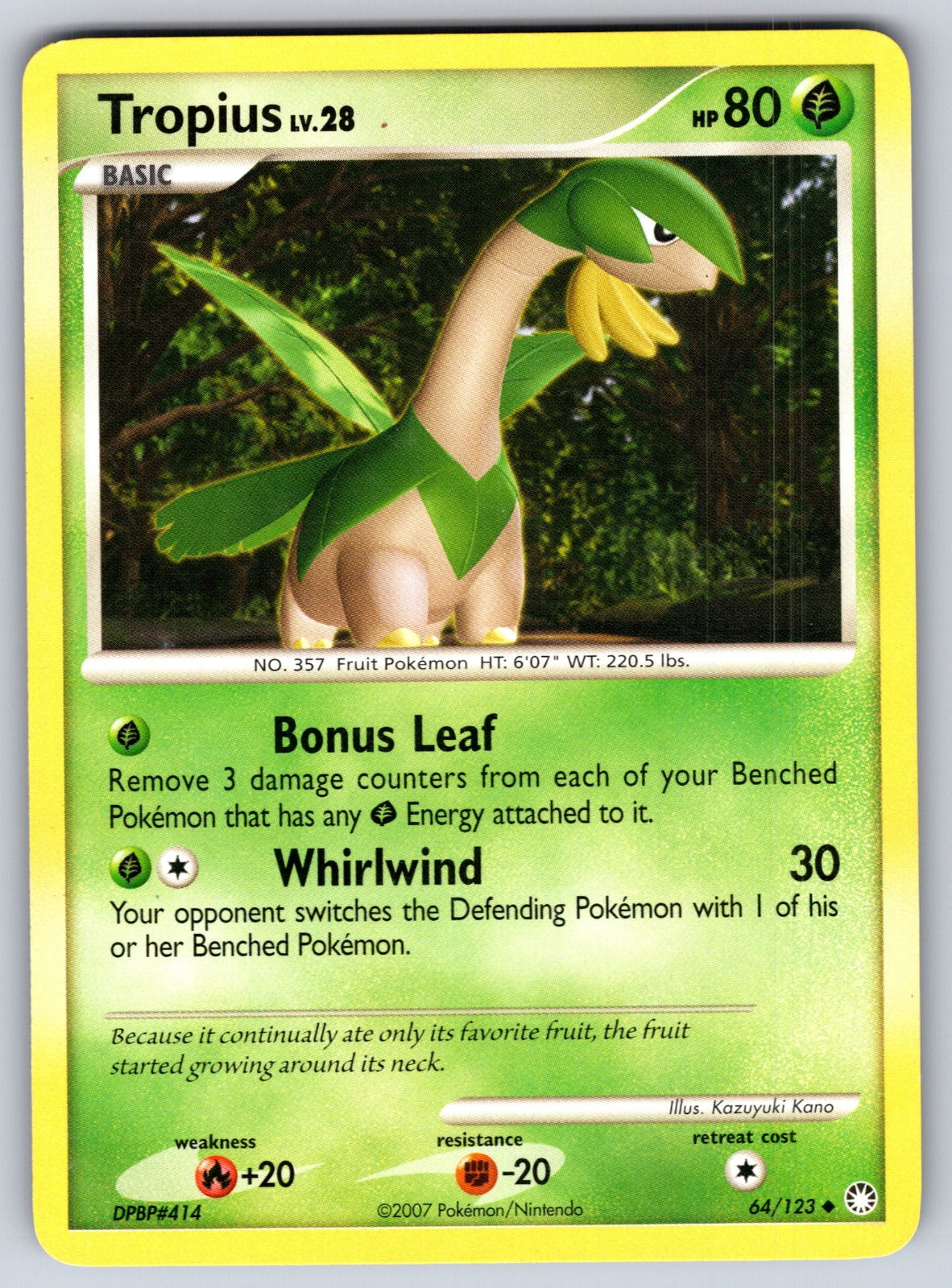 Tropius Uncommon Mysterious Treasures 64/123 LP 2007