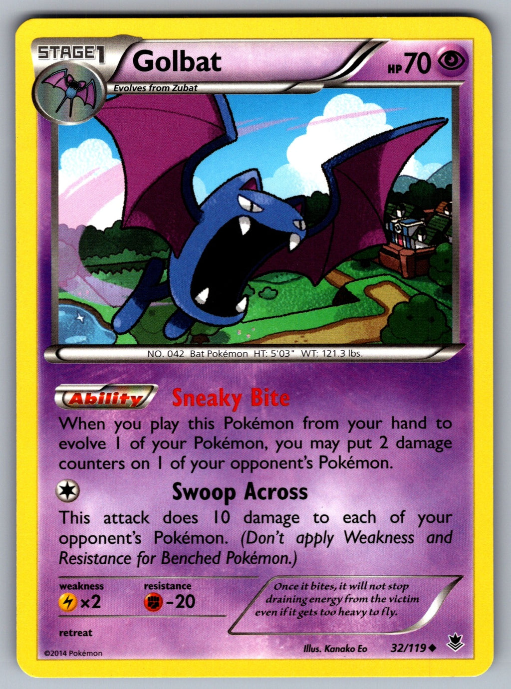 Golbat Uncommon Generations 31/83 LP 2016