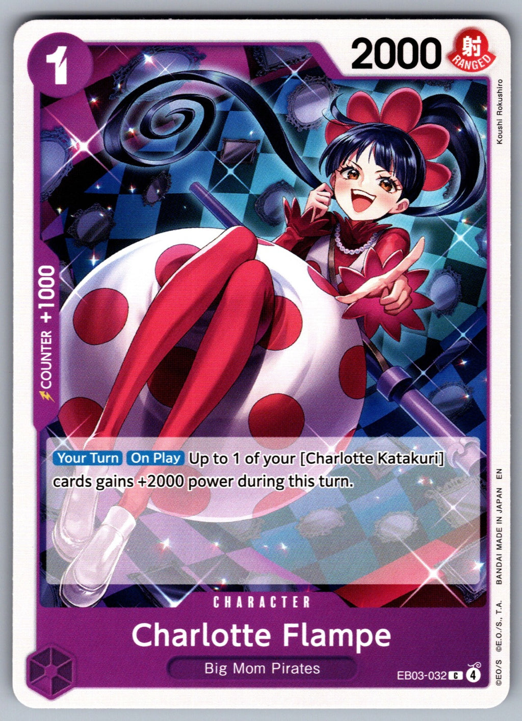 Charlotte Flampe C Extra Booster: One Piece Heroines Edition EB03-032 NM 2026
