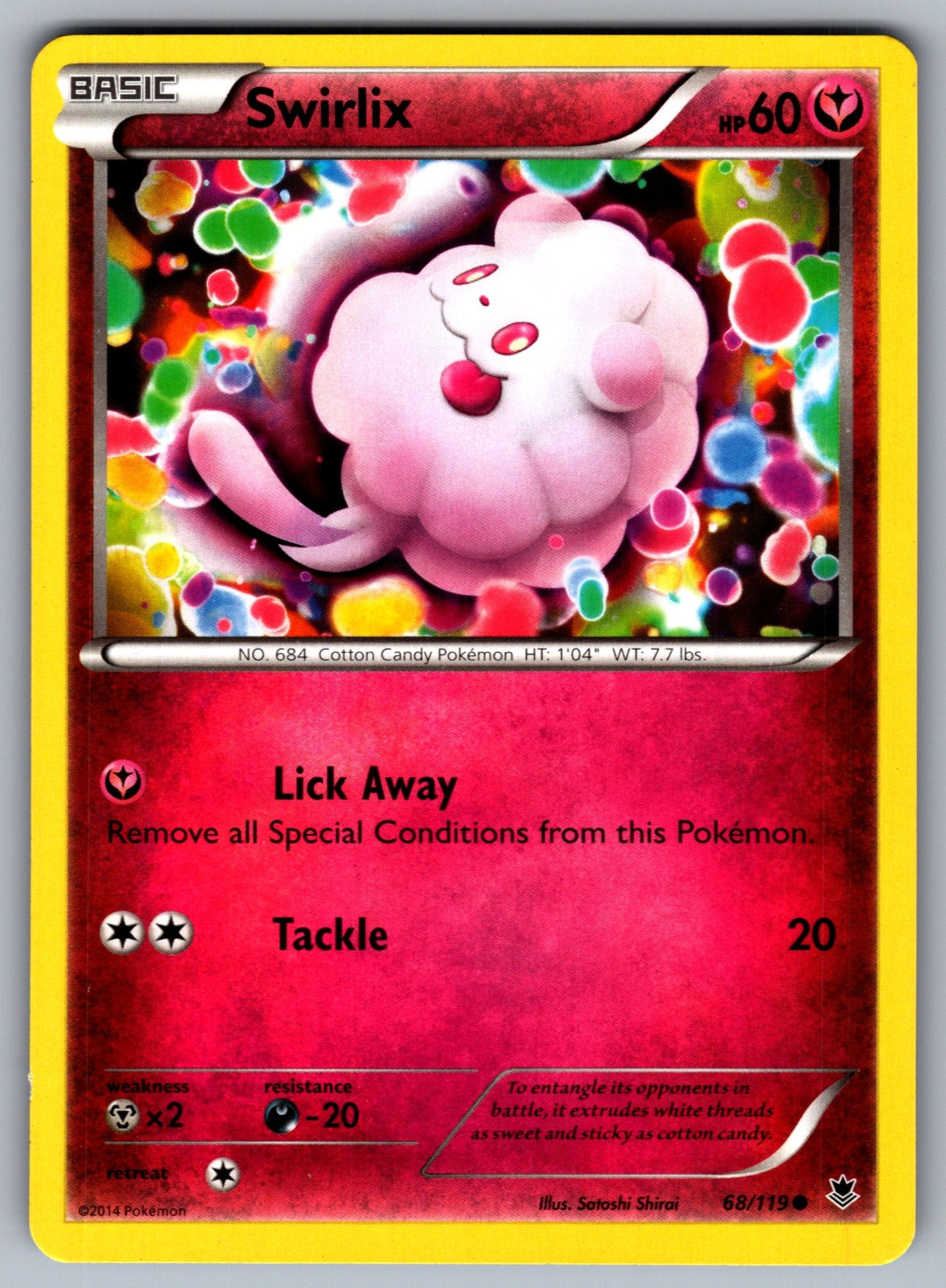 Swirlix Common XY - Phantom Forces 68/119 LP 2014