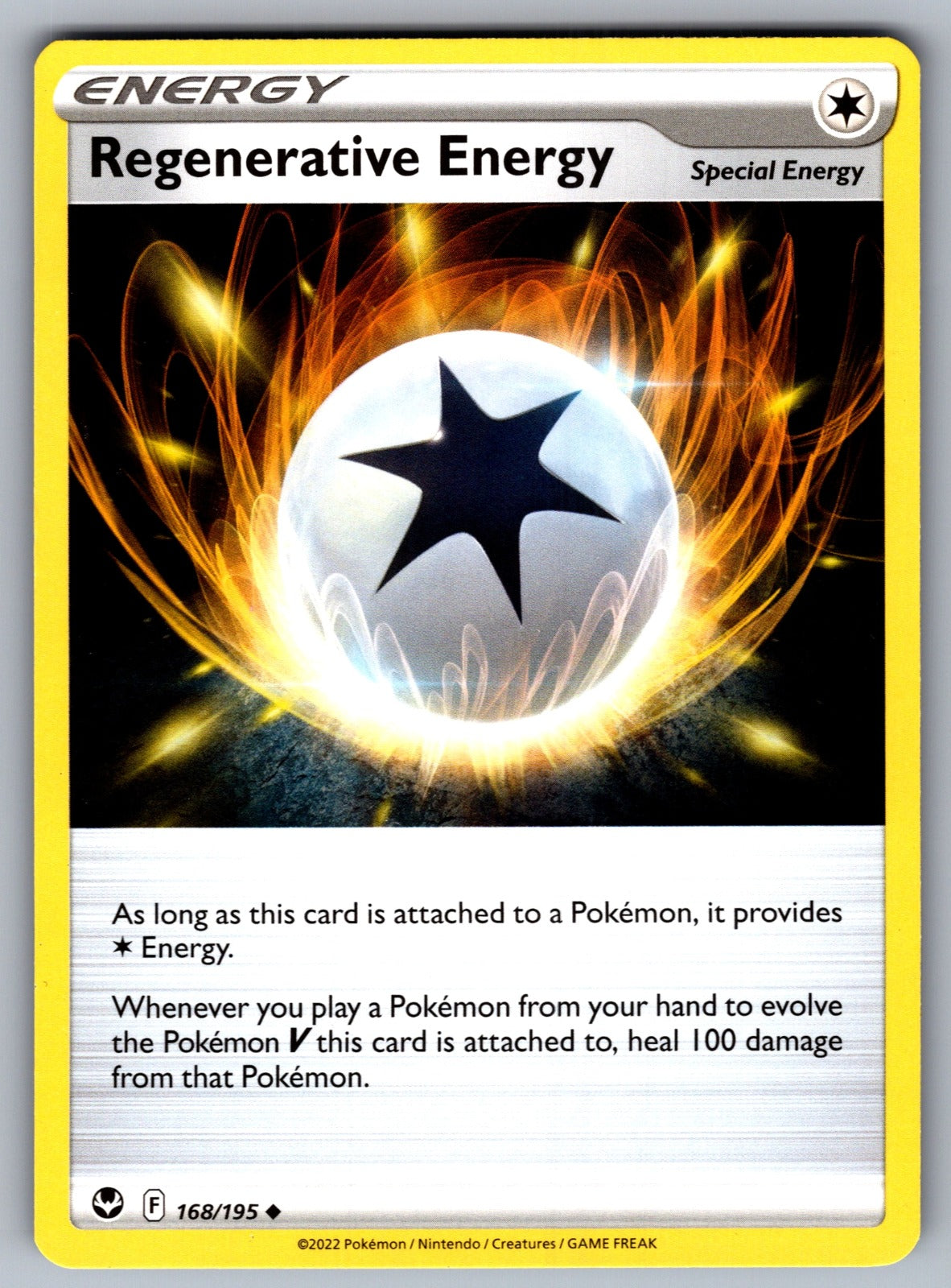 Regenerative Energy Uncommon SWSH12: Silver Tempest 168/195 NM 2022
