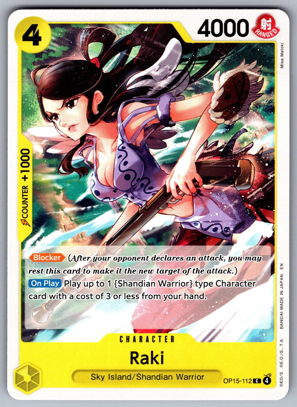 Raki C Wings of the Captain OP06-113 NM 2024