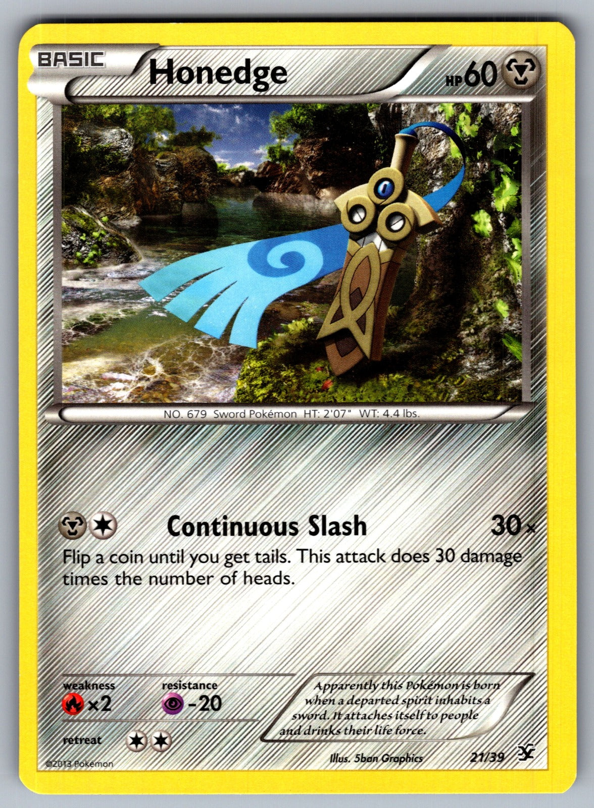 Honedge Common Kalos Starter Set 21/39 LP 2013
