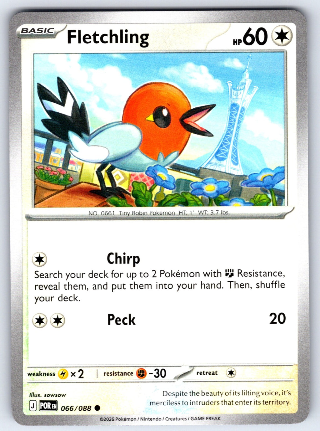 Fletchling Common ME03: Perfect Order 066/088 NM 2026