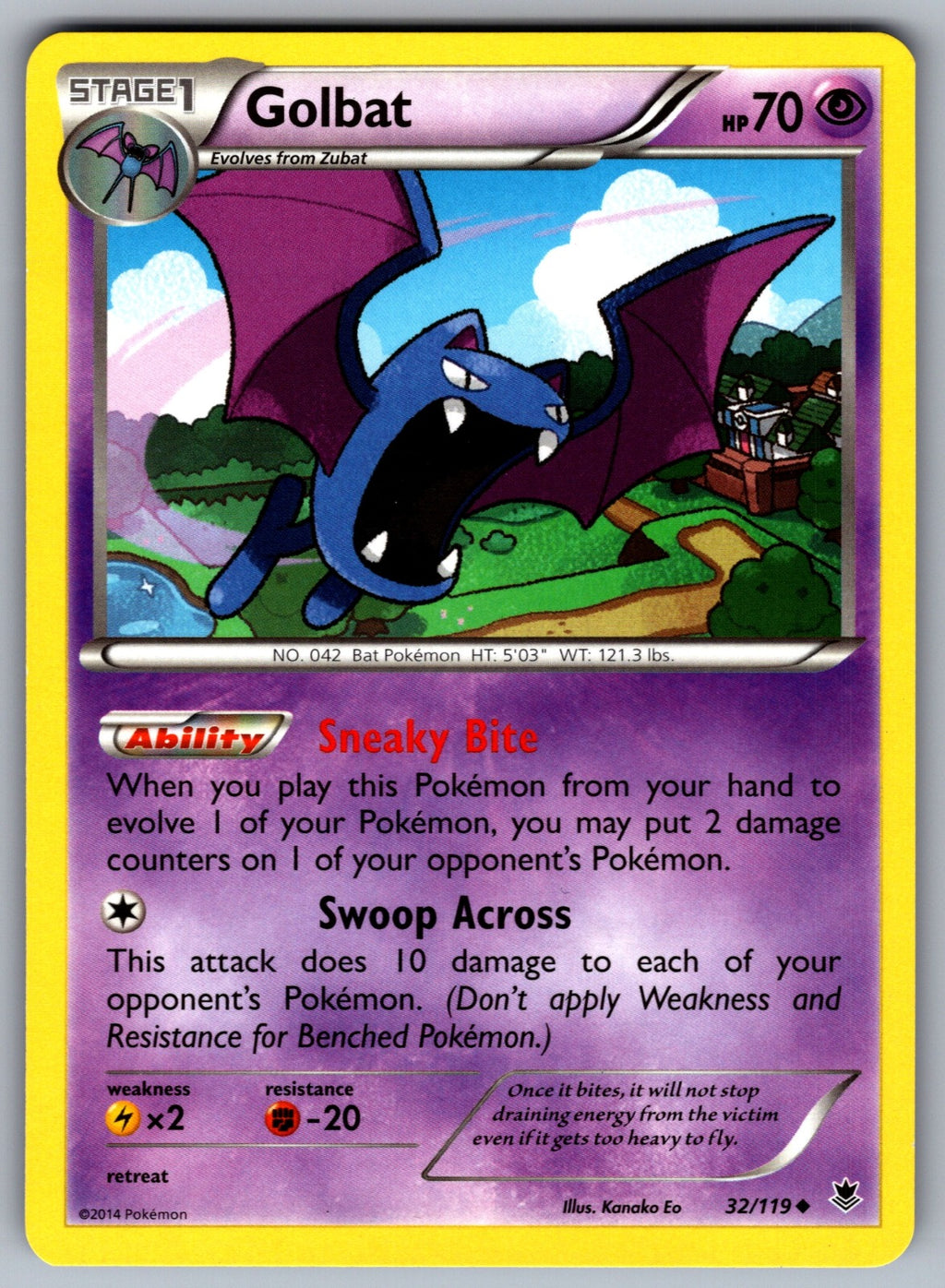 Golbat Uncommon Generations 31/83 LP 2016
