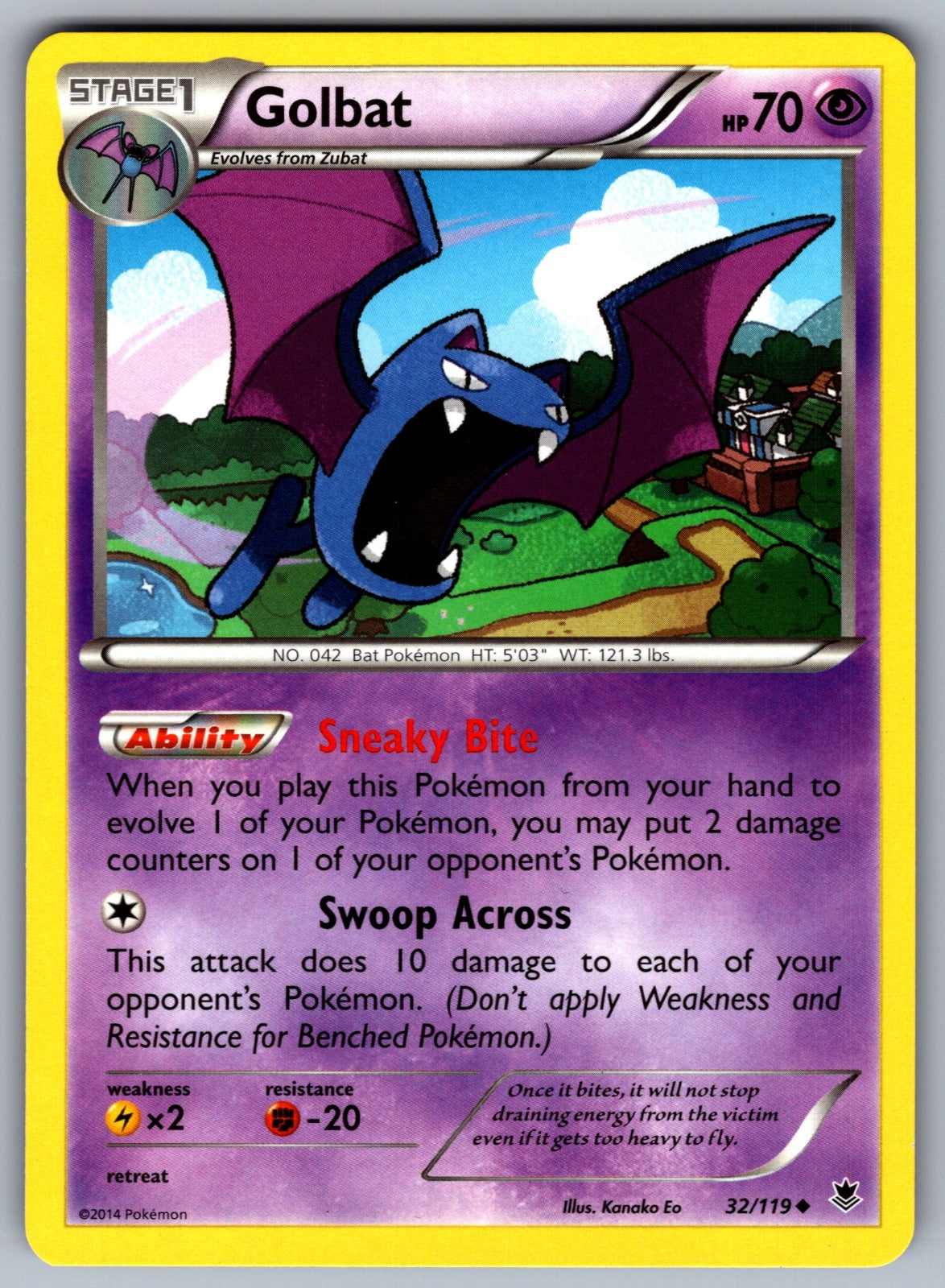 Golbat Uncommon Generations 31/83 LP 2016