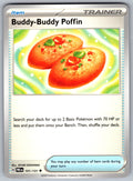 Buddy-Buddy Poffin Uncommon SV: Prismatic Evolutions 101/131 NM 2025