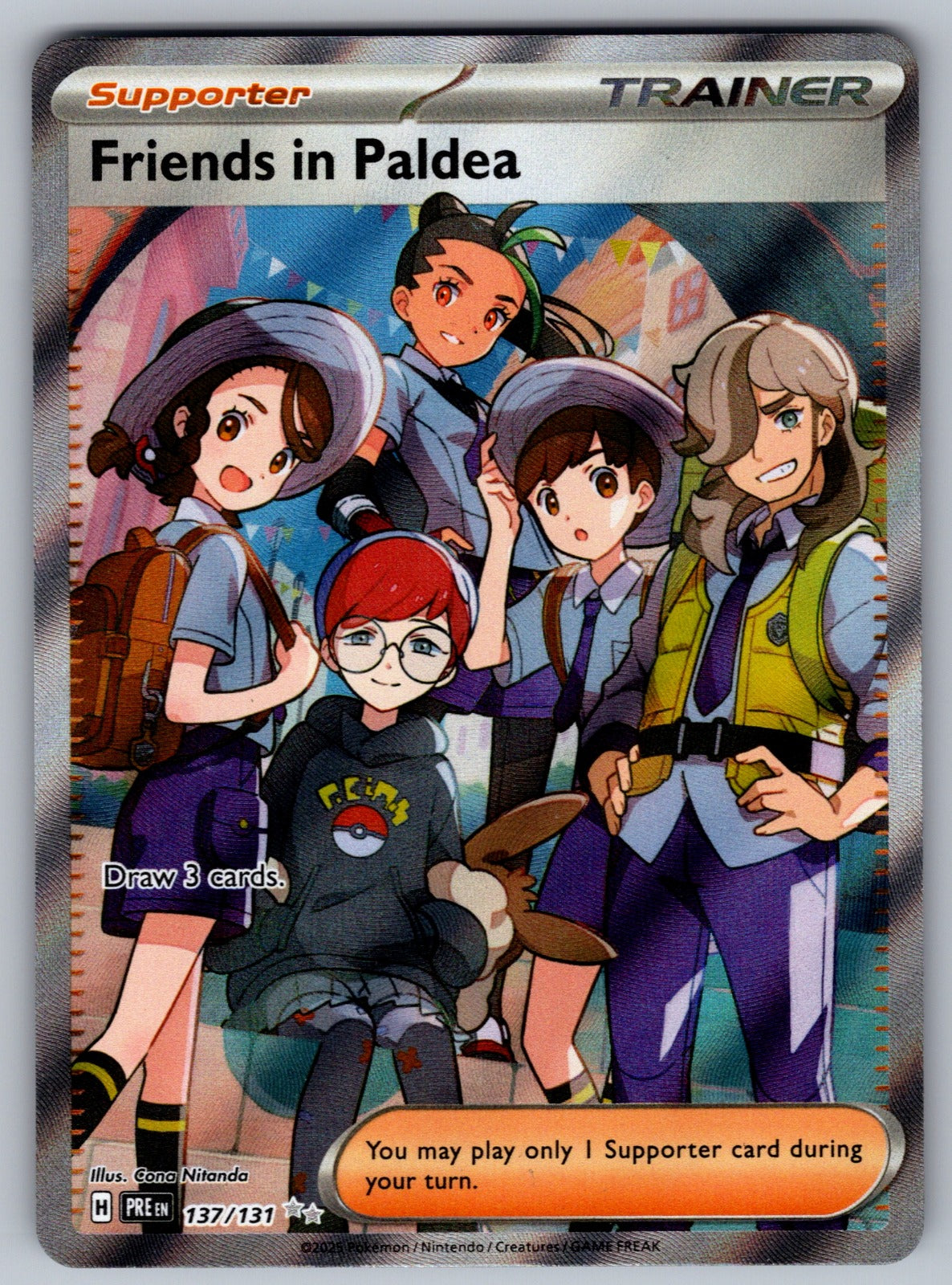 Friends in Paldea Holo Ultra Rare SV: Prismatic Evolutions 137/131 NM 2025