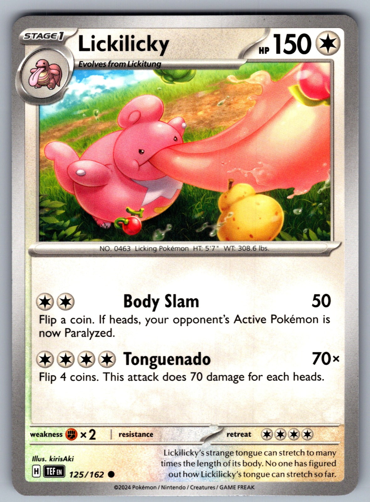 Lickilicky Common SV05: Temporal Forces 125/162 NM 2024