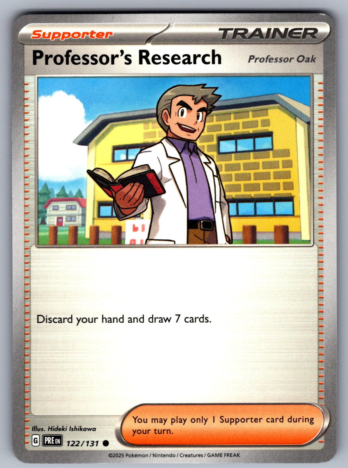 Professor's Research [Professor Oak] Common SV: Prismatic Evolutions 122/131 NM 2025