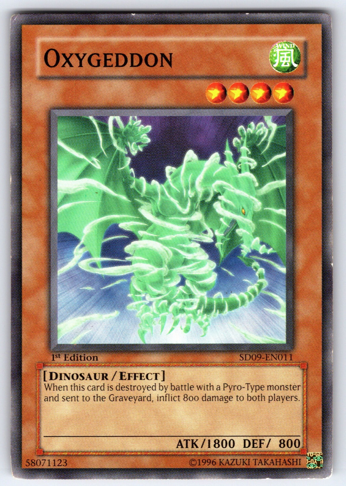 Oxygeddon Unlimited Common Elemental Energy EEN-EN014 NM 2005