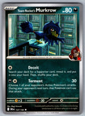 Team Rocket's Murkrow Uncommon SV10: Destined Rivals 127/182 NM 2025