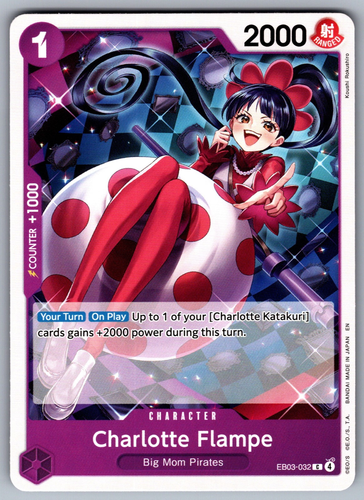 Charlotte Flampe C Extra Booster: One Piece Heroines Edition EB03-032 NM 2026