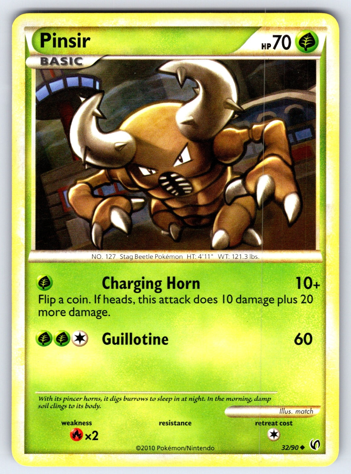 Pinsir Uncommon Undaunted 32/90 LP 2010