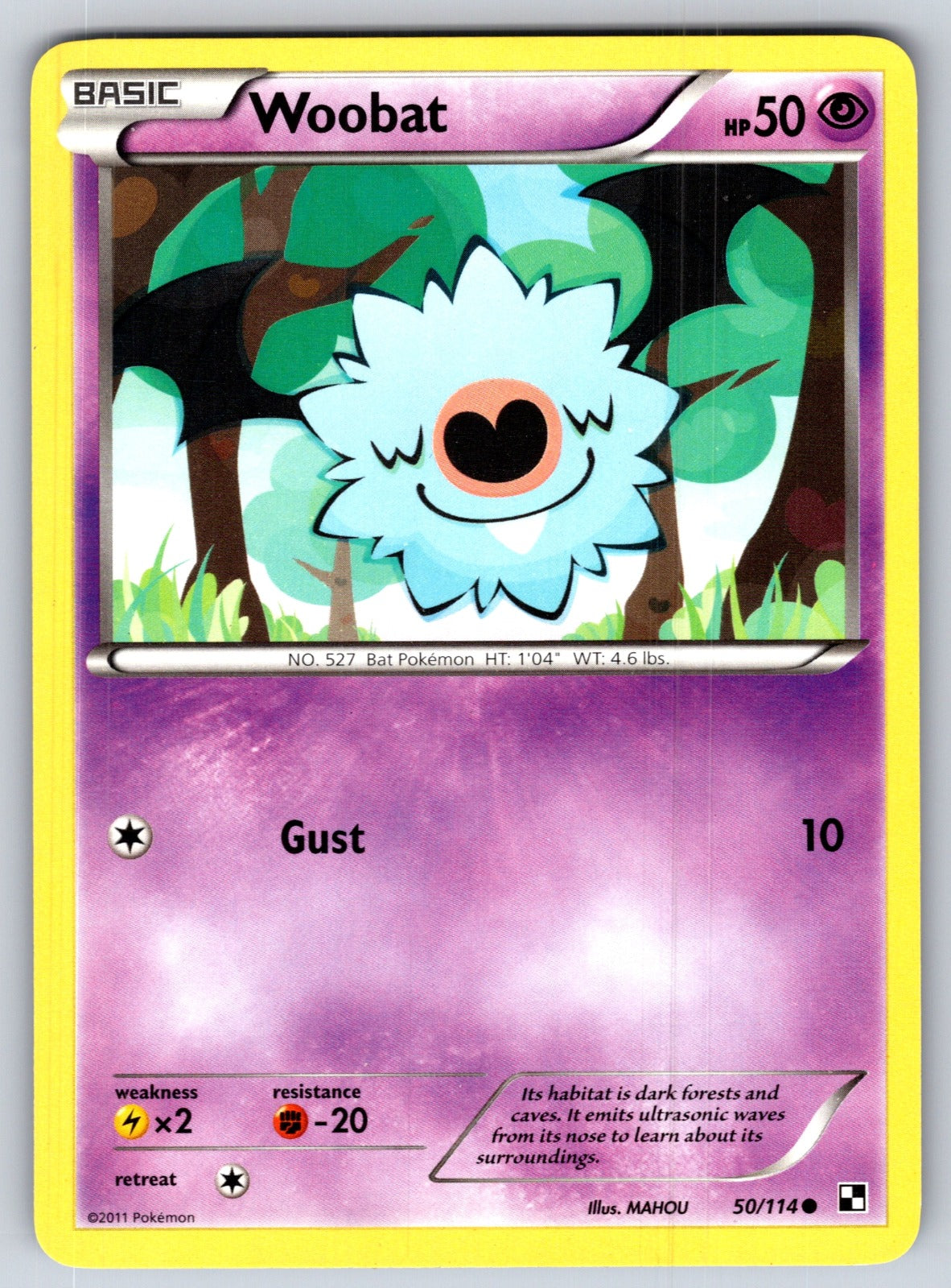 Woobat Common Black and White 50/114 LP 2011
