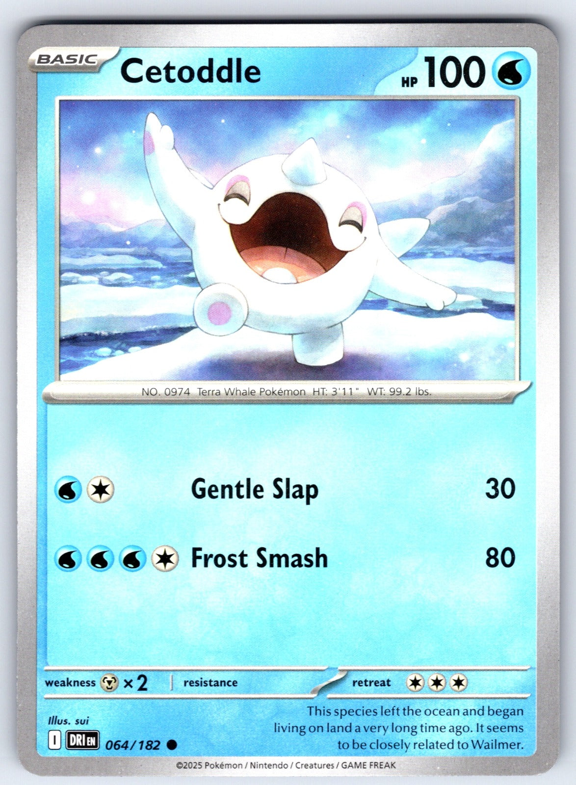 Cetoddle Common SV10: Destined Rivals 064/182 NM 2025