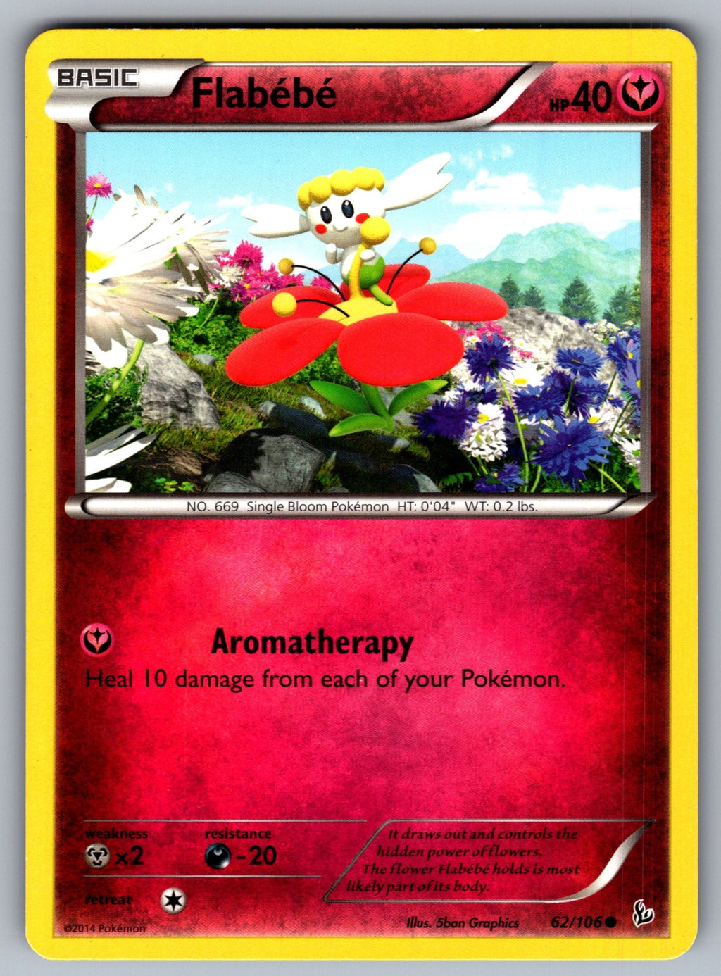 Flabebe (62) Common XY - Flashfire 62/106 LP 2014