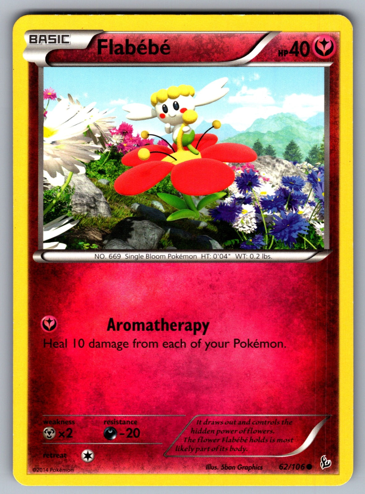 Flabebe (62) Common XY - Flashfire 62/106 LP 2014