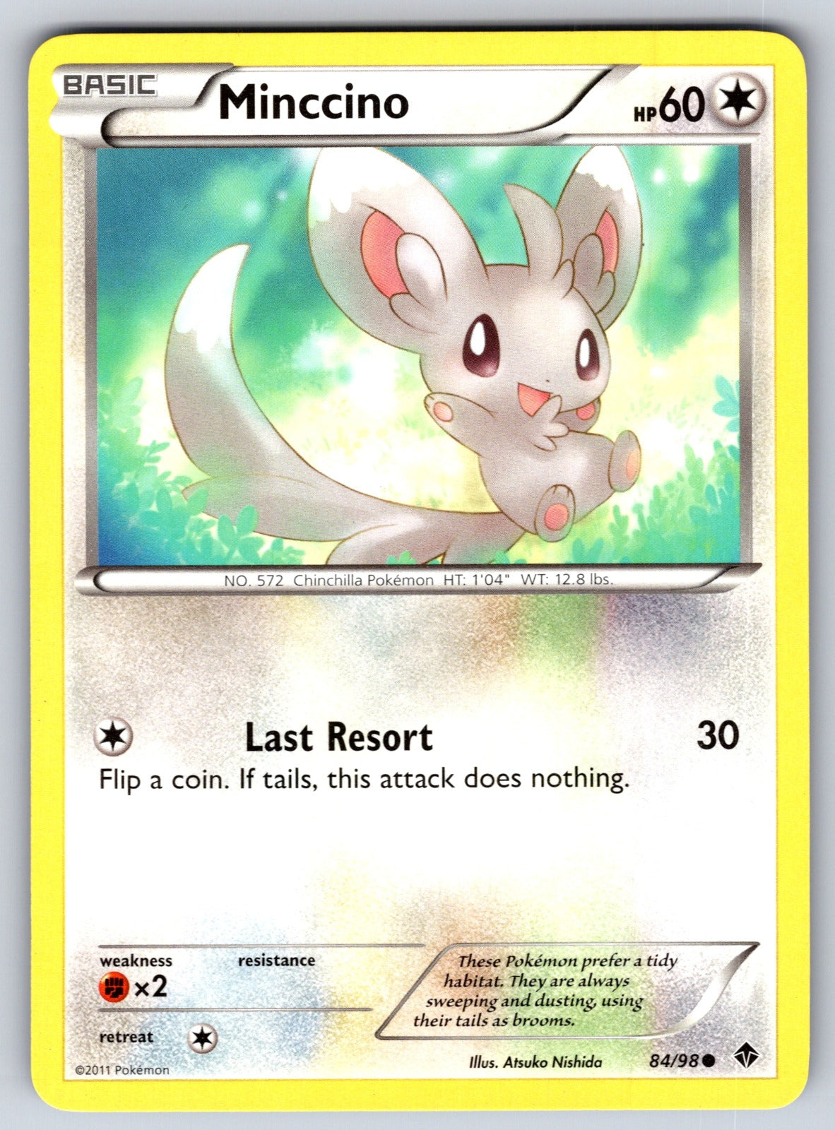 Minccino Common Emerging Powers 84/98 LP 2011
