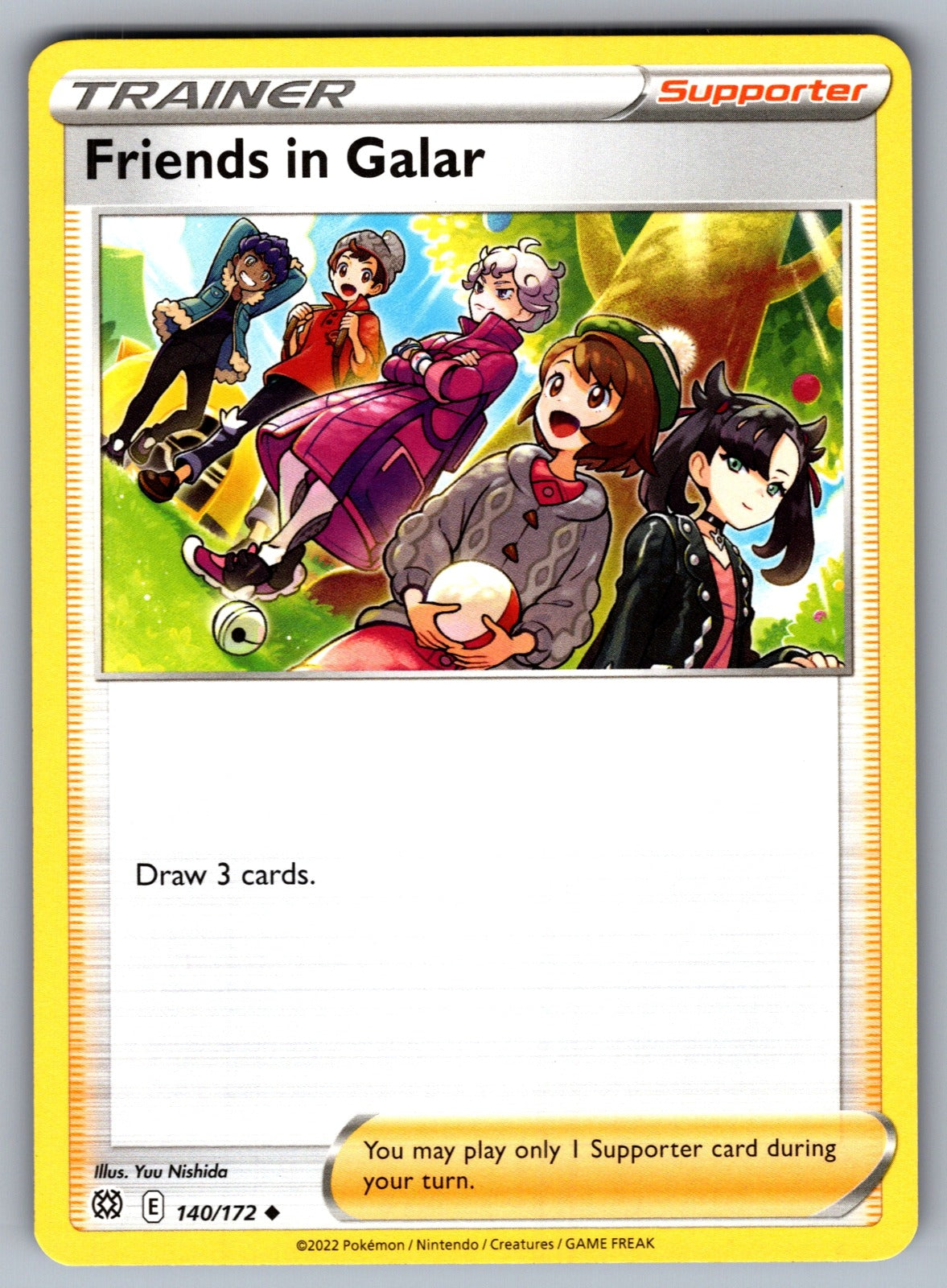 Friends in Galar Uncommon SWSH09: Brilliant Stars 140/172 NM 2022