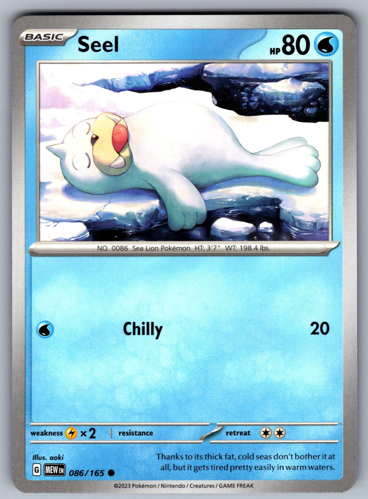 Seel Common SV: Scarlet & Violet 151 086/165 NM 2023