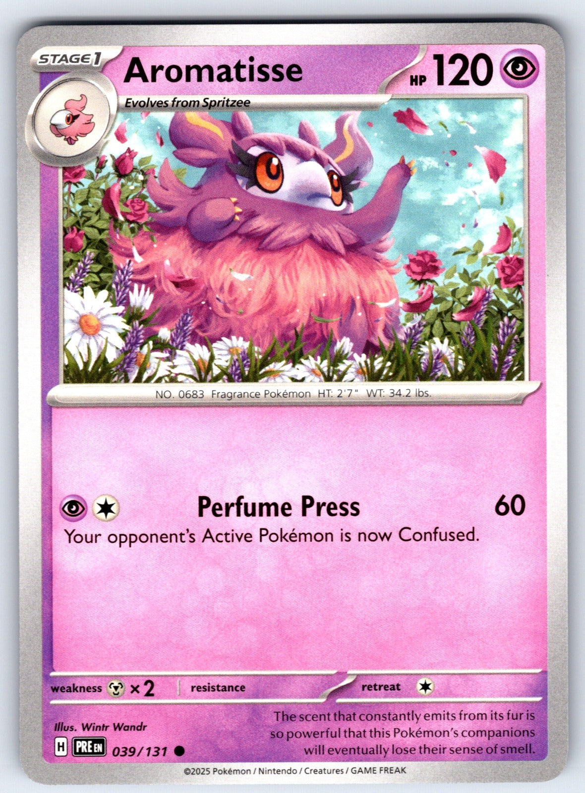 Aromatisse Common SV: Prismatic Evolutions 039/131 NM 2025