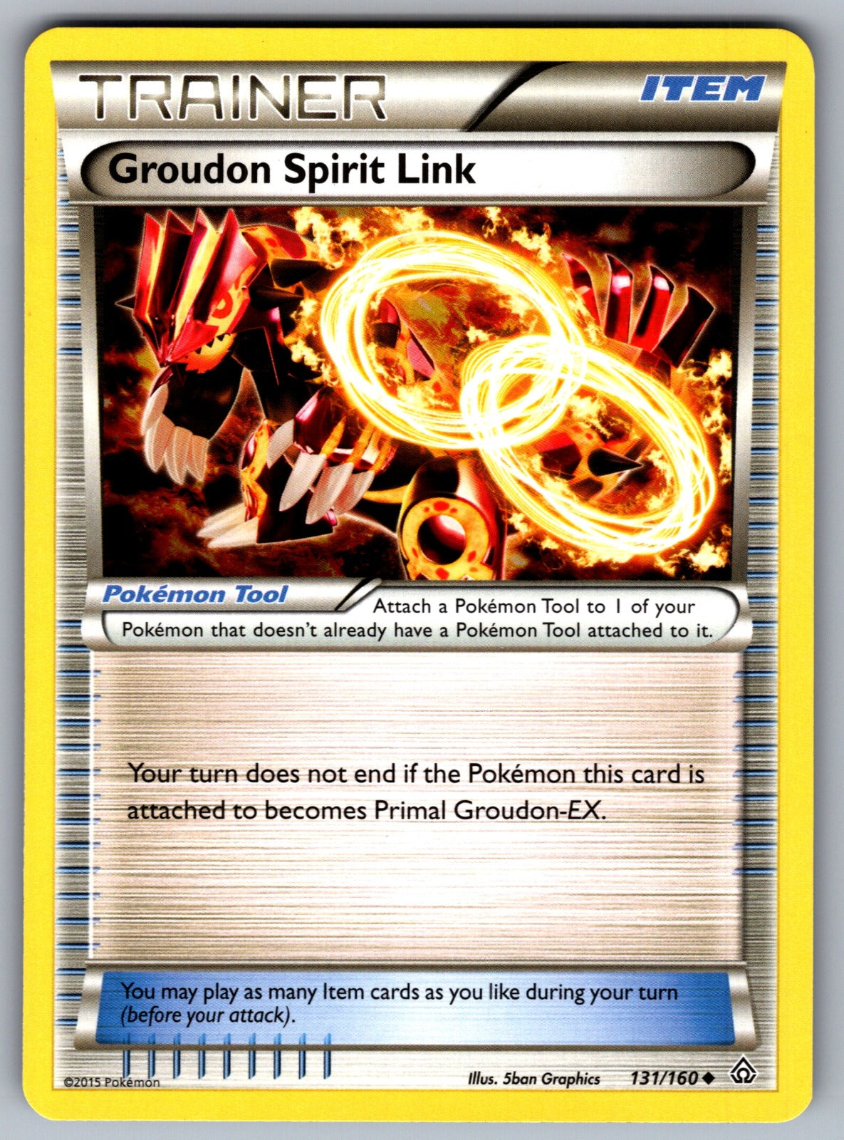 Groudon Spirit Link Uncommon XY - Primal Clash 131/160 LP 2015