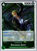 Roronoa Zoro Foil R Carrying On His Will OP13-037 NM 2025