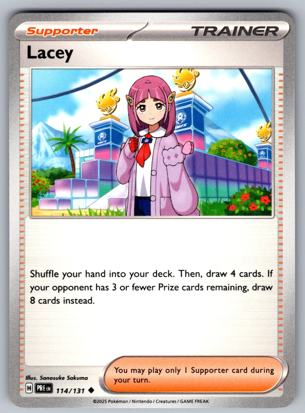 Lacey Uncommon SV: Prismatic Evolutions 114/131 NM 2025