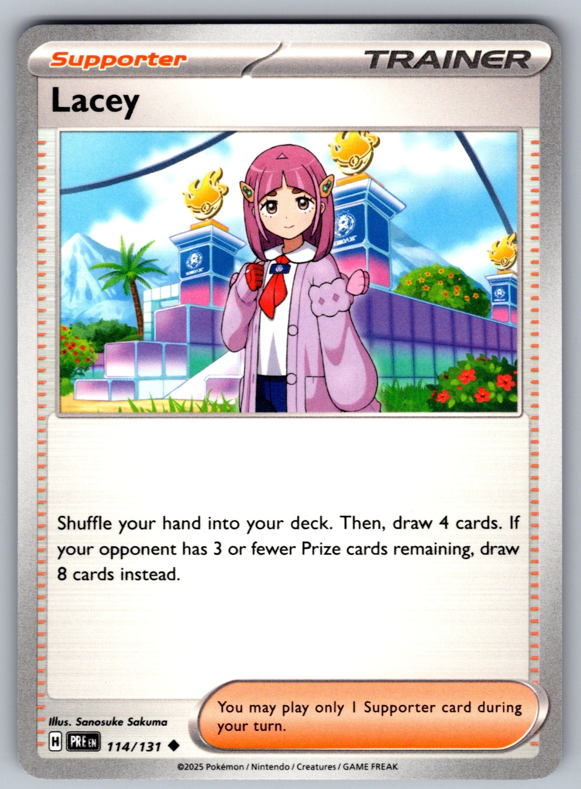 Lacey Uncommon SV: Prismatic Evolutions 114/131 NM 2025