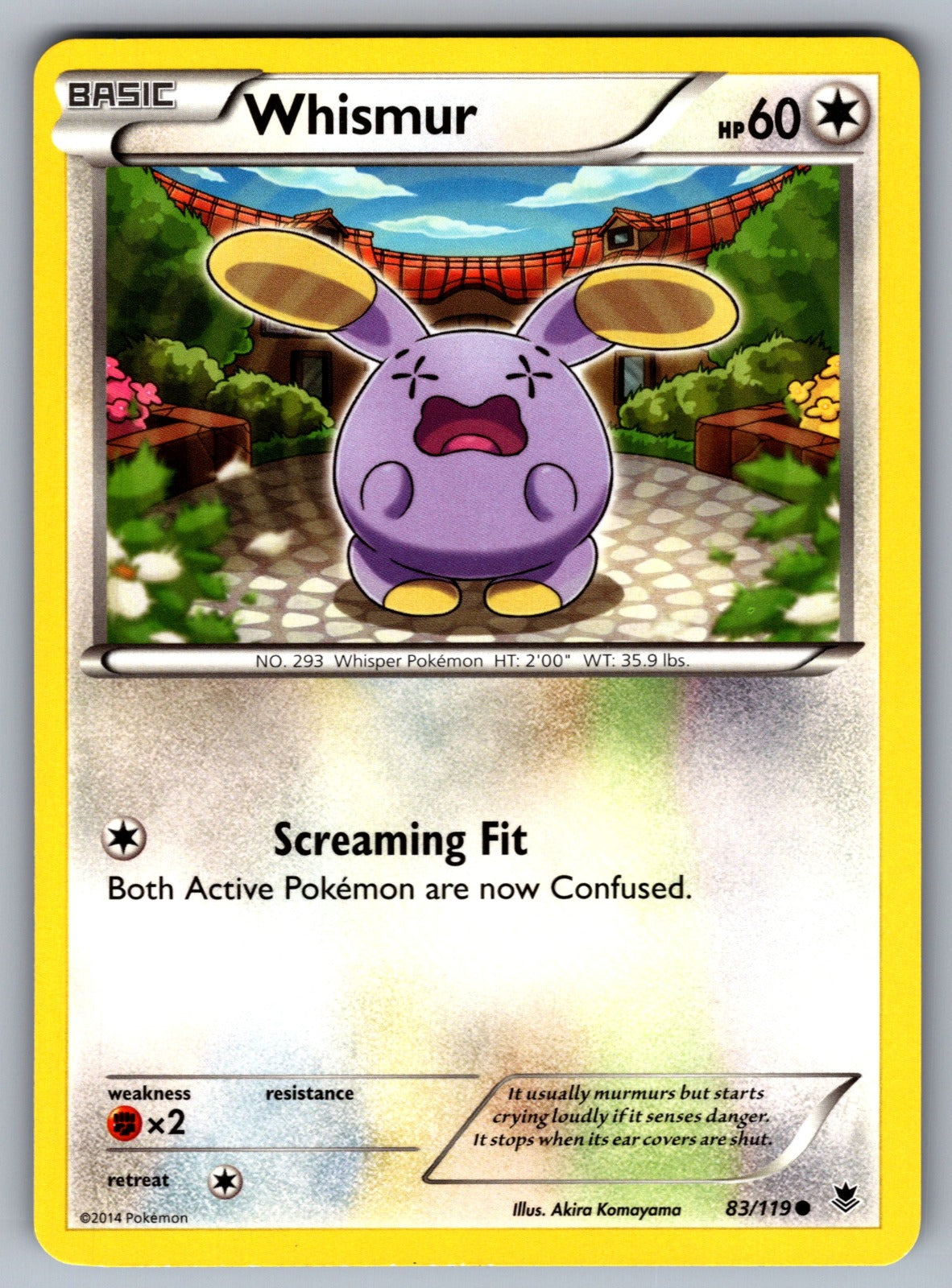 Whismur Common XY - Phantom Forces 83/119 LP 2014