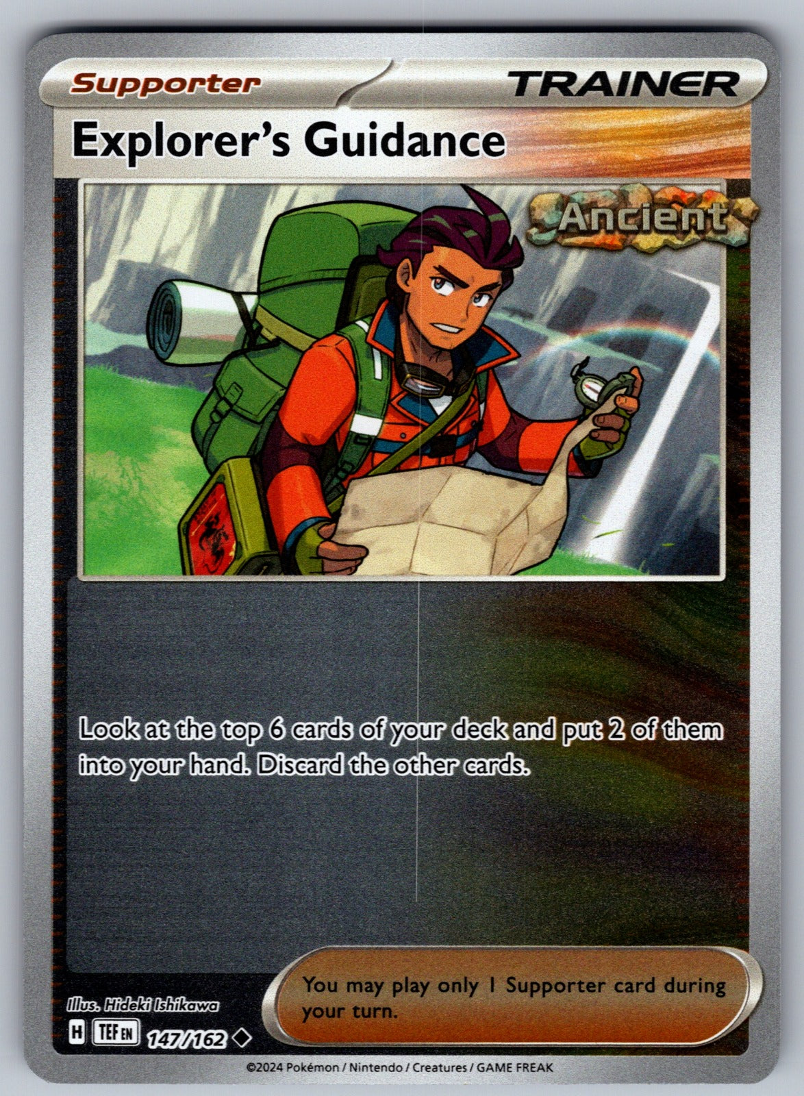 Explorer's Guidance - Reverse Holo Uncommon SV05: Temporal Forces 147/162 NM 202