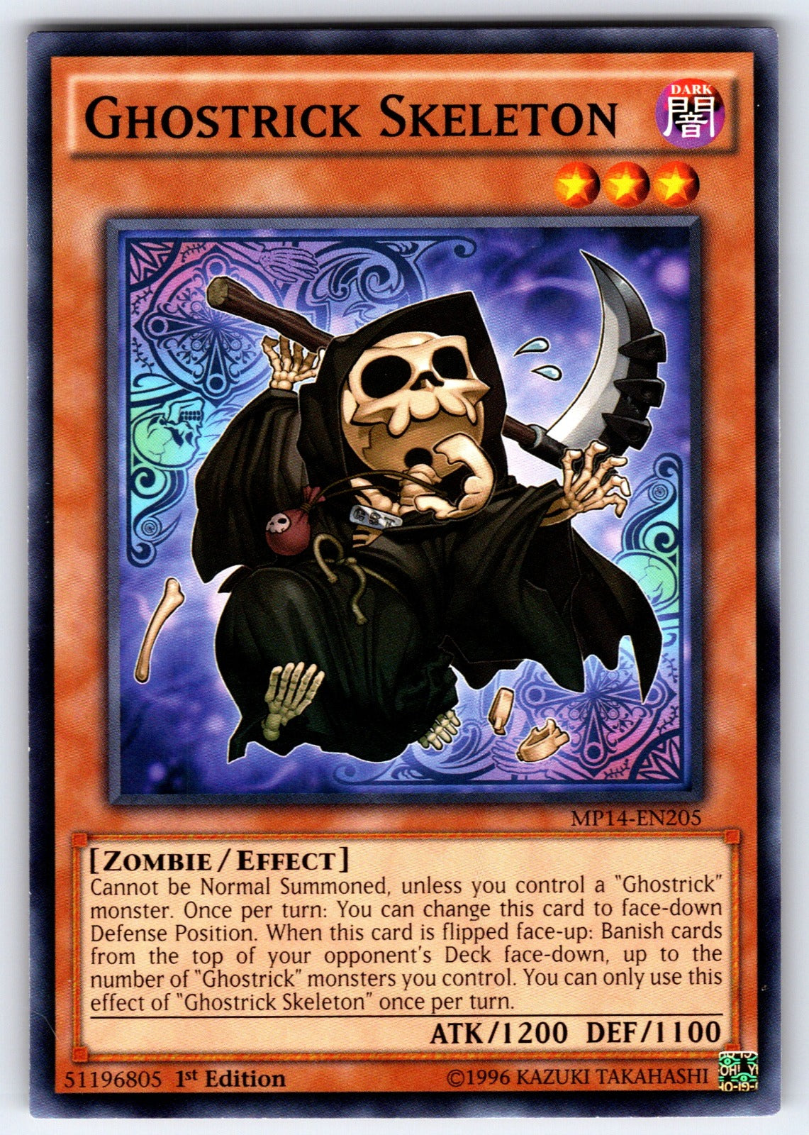 Ghostrick Skeleton 1st Edition Common 2014 Mega-Tins Mega Pack MP14-EN205 NM 201