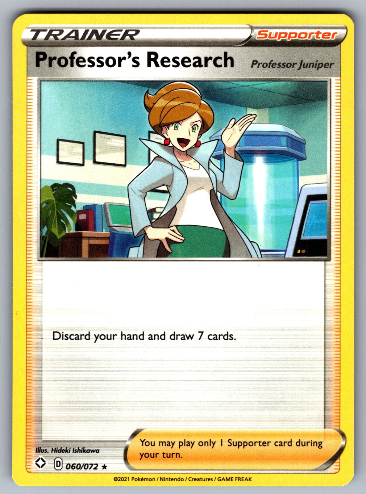 Professor's Research Rare Shining Fates 060/072 NM 2021