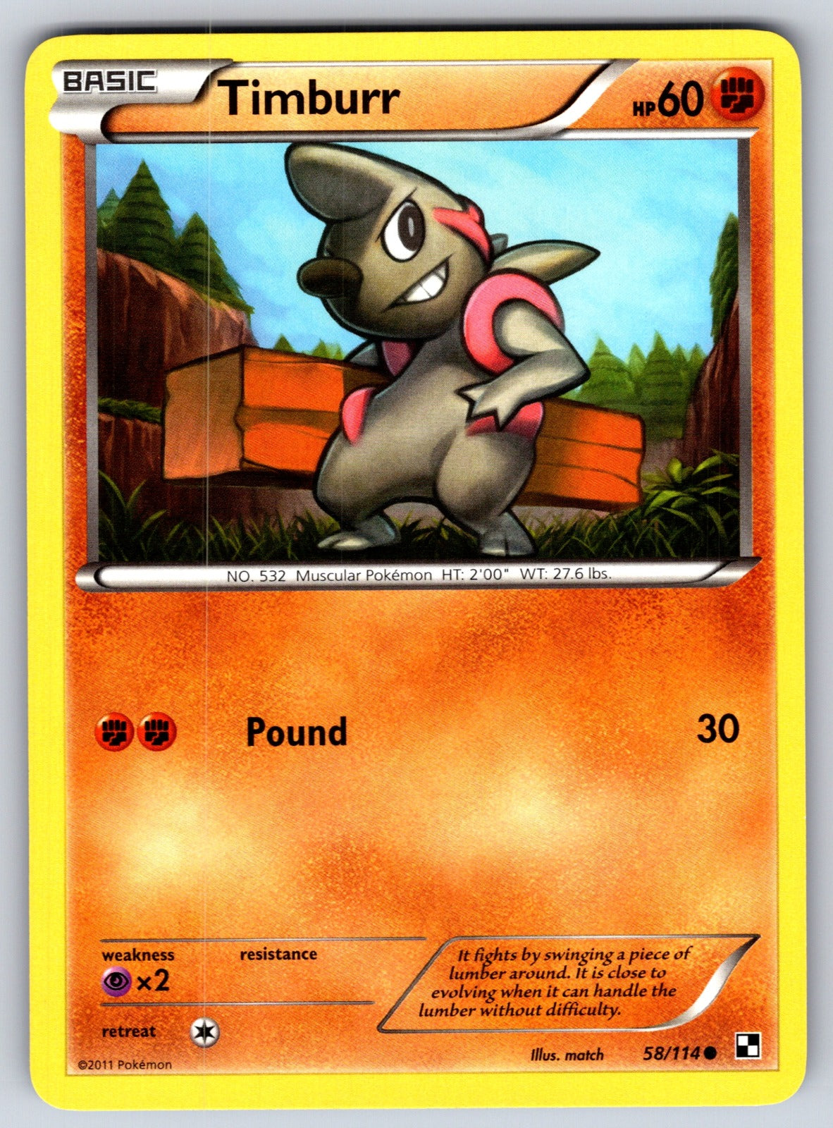 Timburr (58) Common Black and White 58/114 LP 2011
