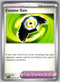 Counter Gain Uncommon SV08: Surging Sparks 169/191 NM 2024