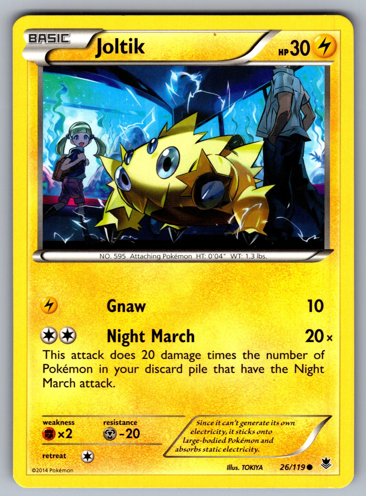 Joltik Common XY - Phantom Forces 26/119 LP 2014