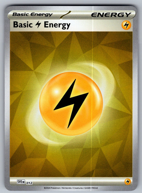 Basic Lightning Energy - Holo Common SVE: Scarlet & Violet Energies 012 NM 2023