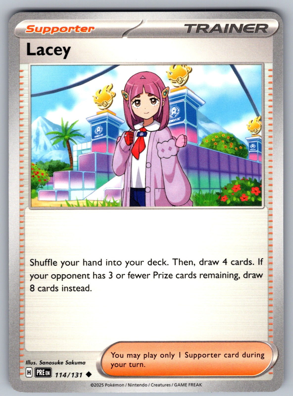 Lacey Uncommon SV: Prismatic Evolutions 114/131 NM 2025