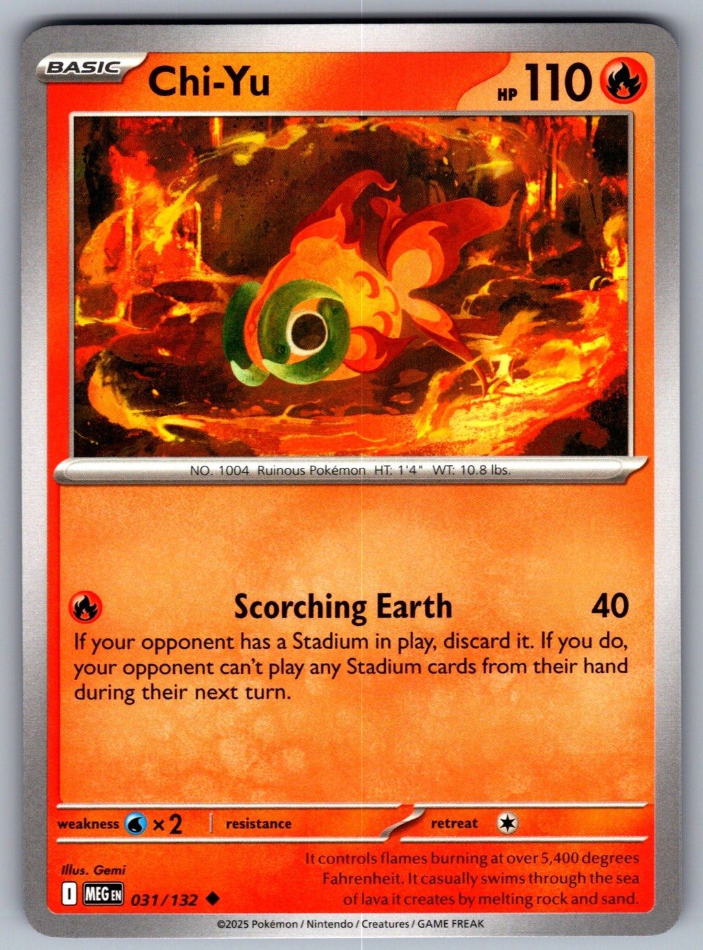 Chi-Yu Uncommon ME01: Mega Evolution 031/132 NM 2025