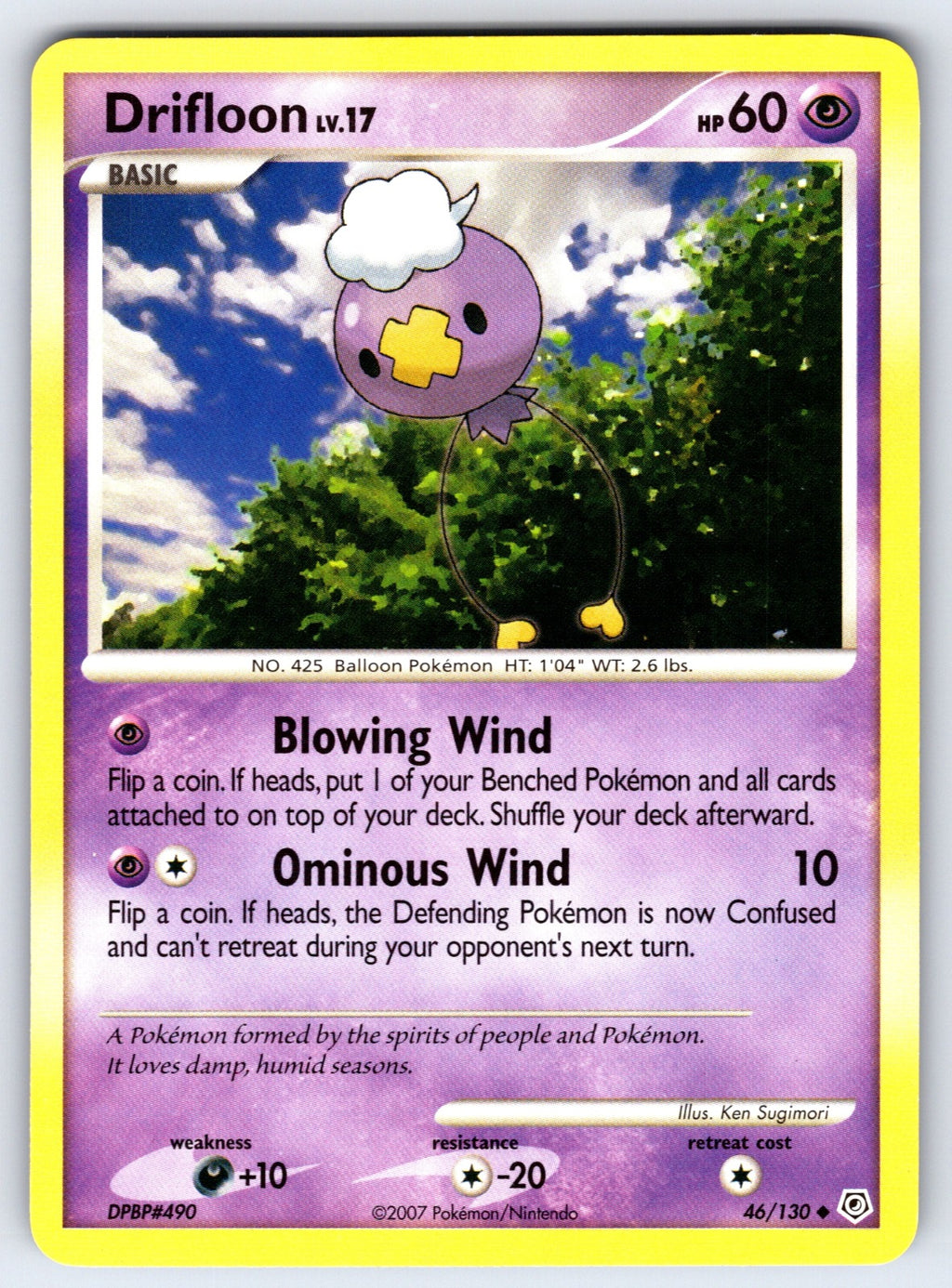Drifloon Uncommon Diamond and Pearl 46/130 LP 2007