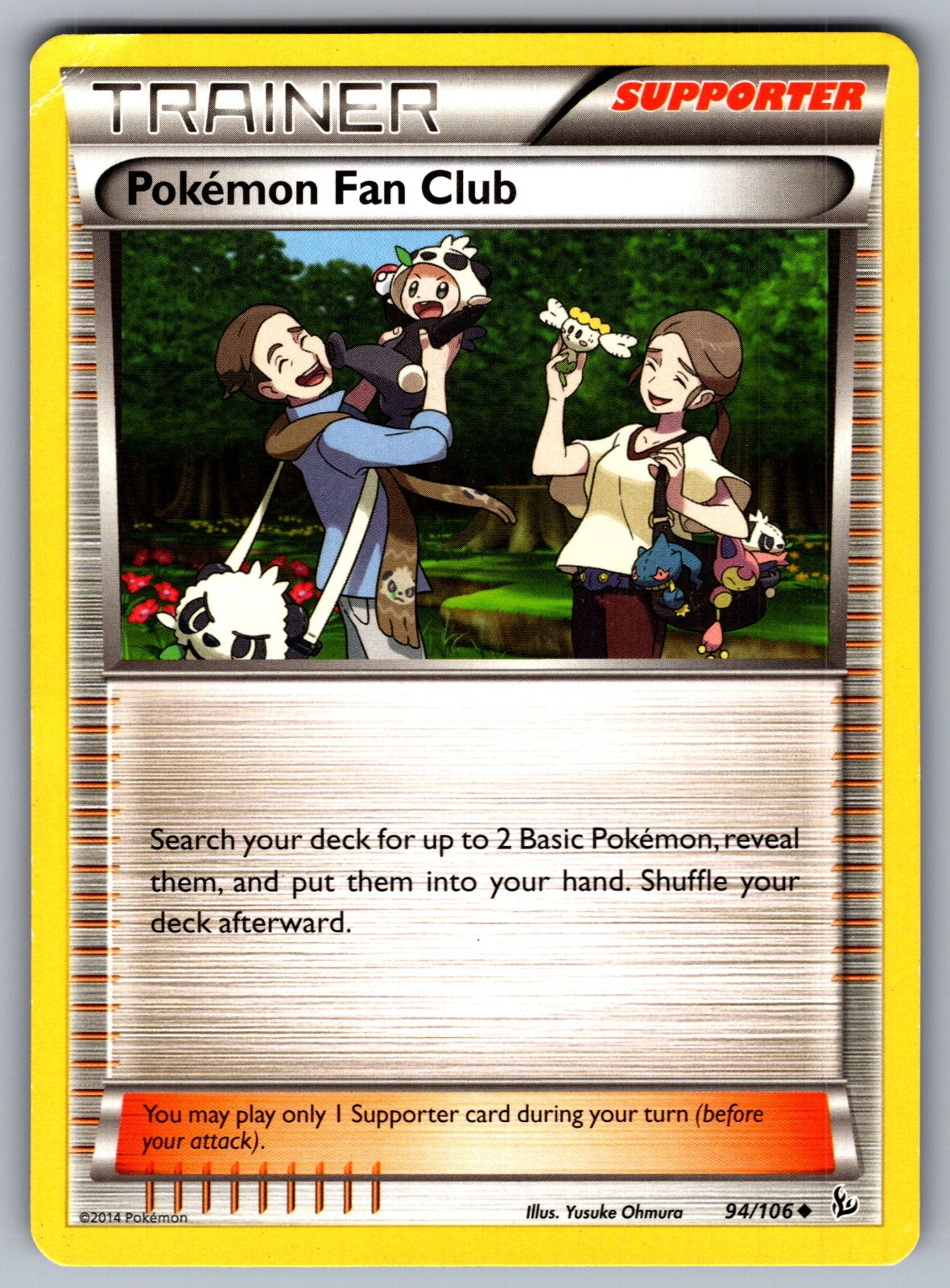 Pokemon Fan Club Uncommon Generations 69/83 LP 2016