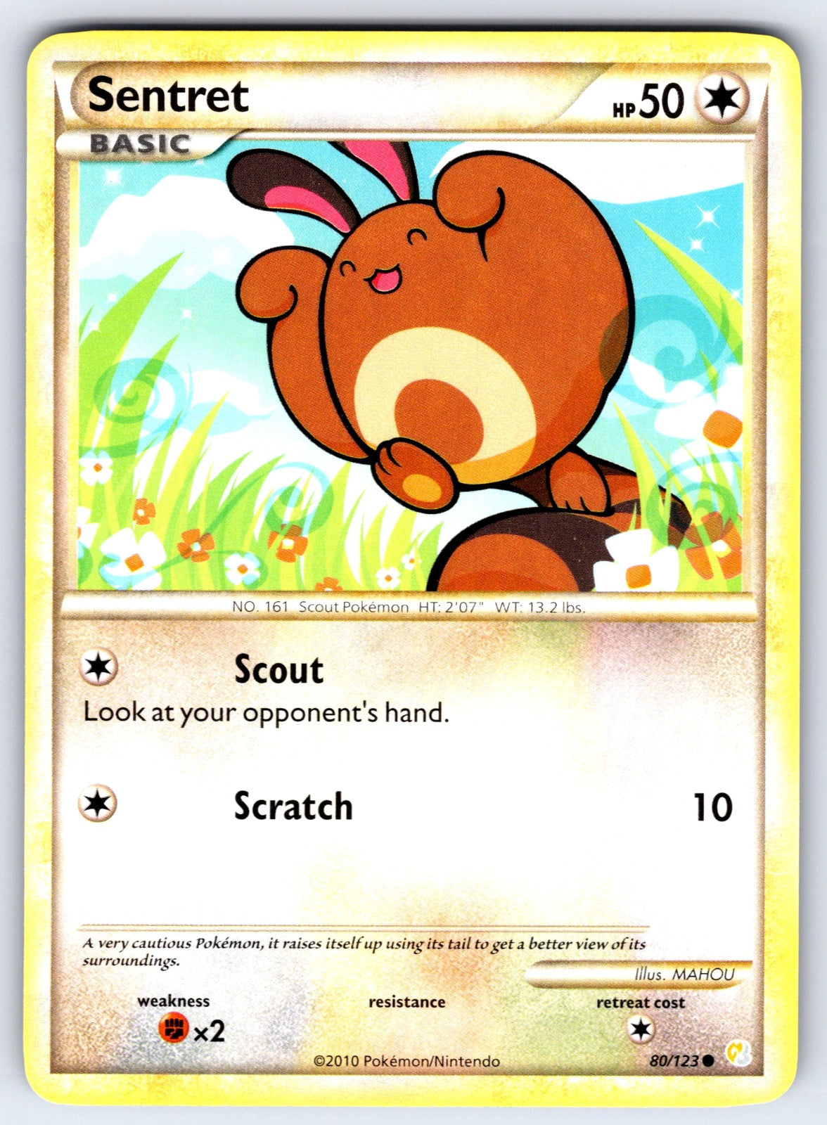 Sentret Common HeartGold SoulSilver 80/123 LP 2010