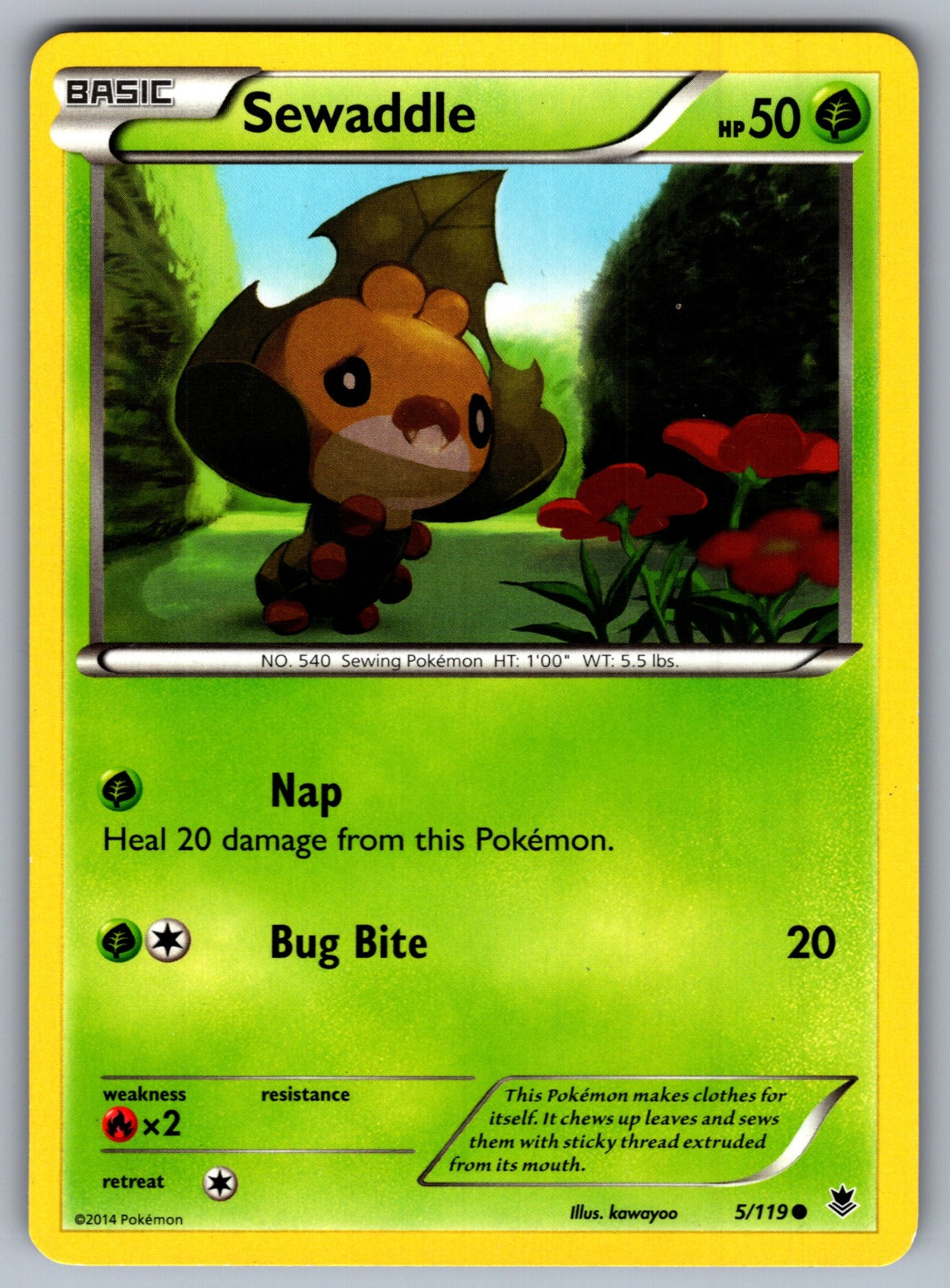 Sewaddle Common XY - Phantom Forces 5/119 LP 2014