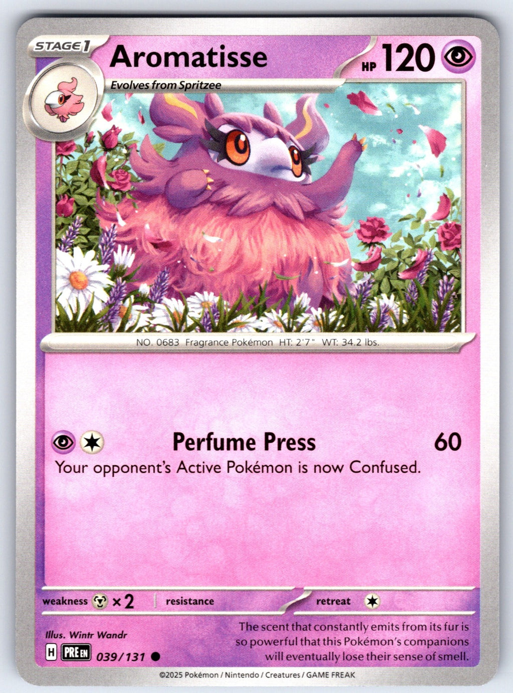 Aromatisse Common SV: Prismatic Evolutions 039/131 NM 2025