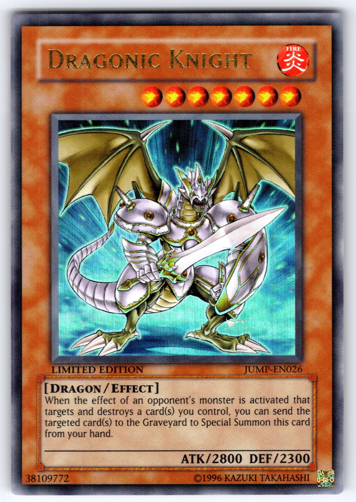 Dragonic Knight Limited Ultra Rare Shonen Jump Magazine Promos JUMP-EN026 NM 201